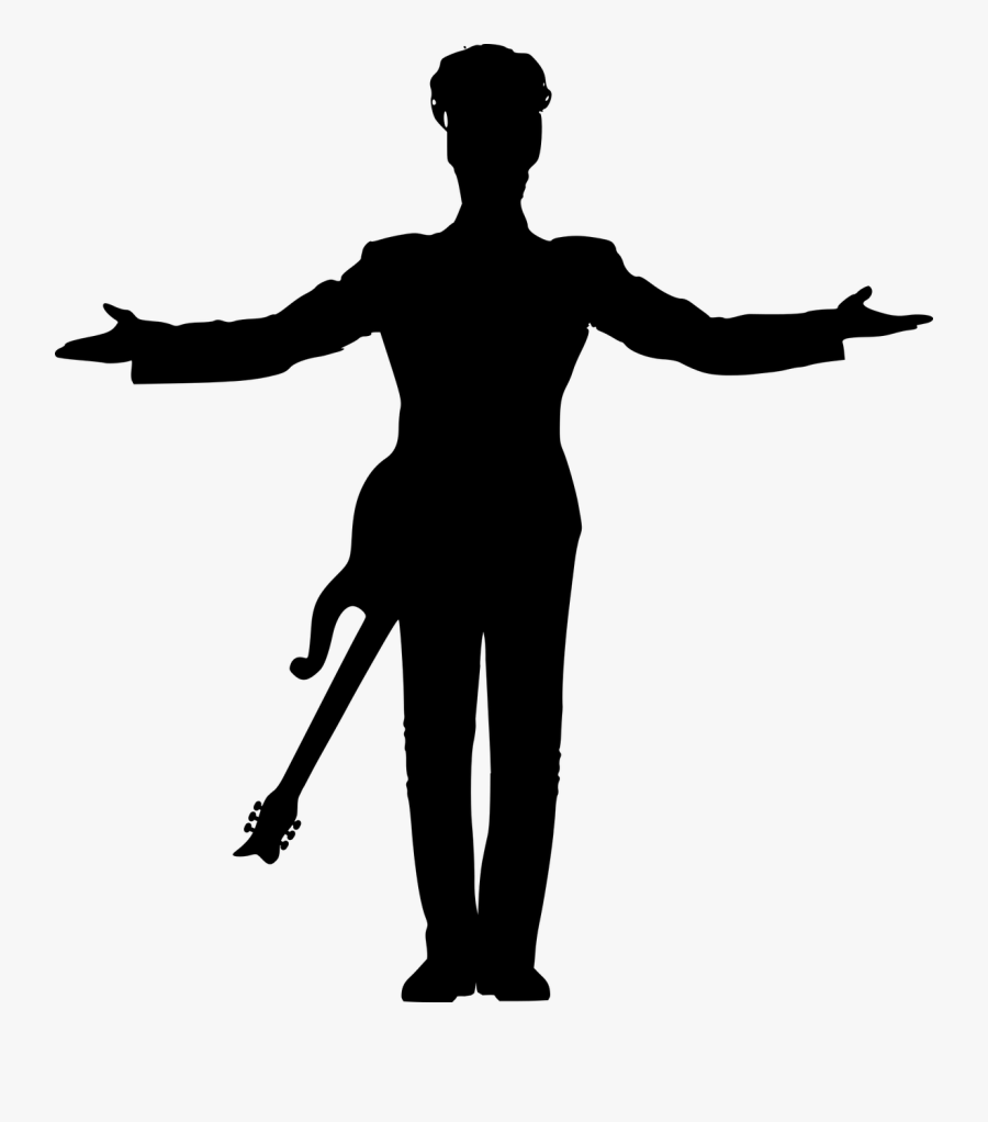 Clip Art Huge Freebie Download - Prince Silhouette Singer, Transparent Clipart