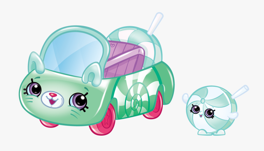 Shopkins Wiki - Cutie Cars Mint Sprinter, Transparent Clipart