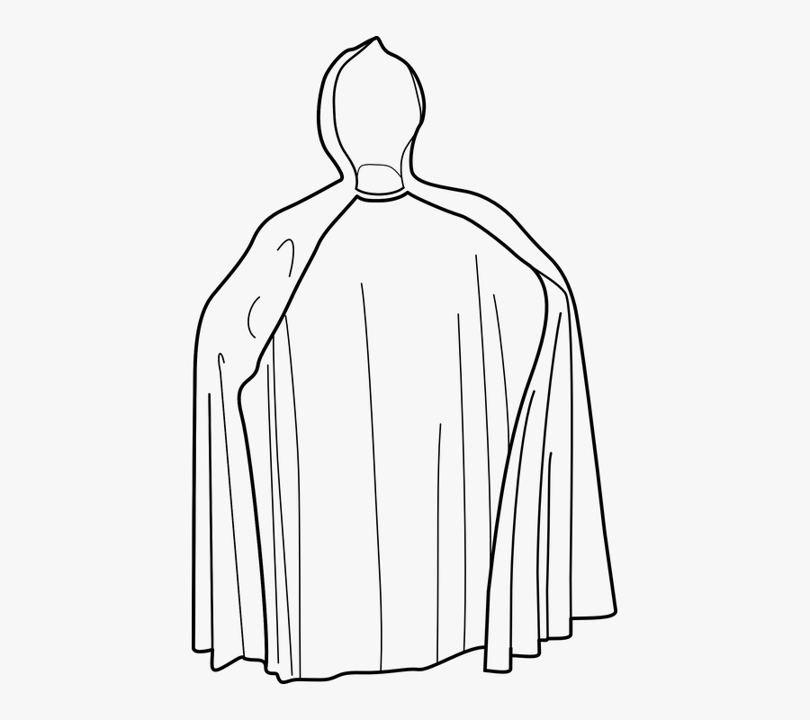 Thumb Image - Cape Black And White, Transparent Clipart