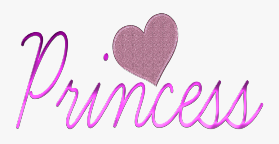 Prince Clipart Word - Heart, Transparent Clipart