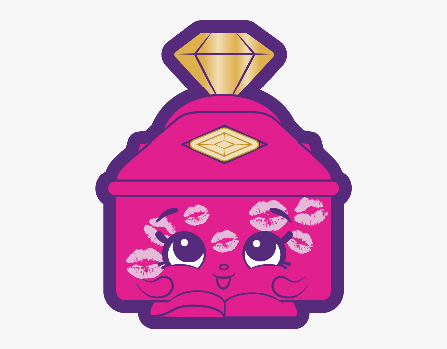 Rowena Ring Box Is An Ultra Rare Glamour Gems Tribe - Shopkins Season 9 Gem, Transparent Clipart