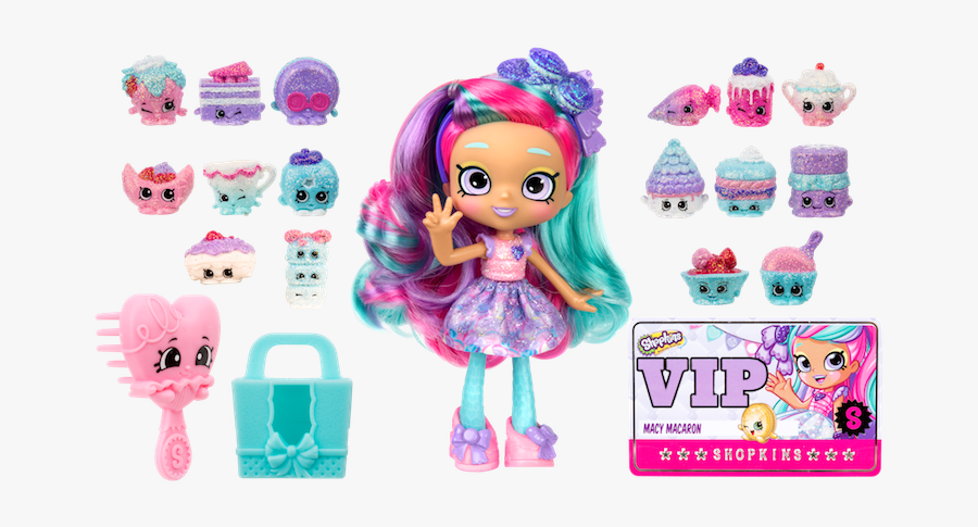 57335 57423 Spkd Super Shoppie Macy Macaron O Fep - Shopkins Shoppies Macy Macaron, Transparent Clipart