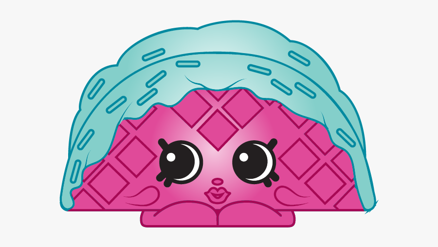 Shopkins Tia Ice Cream Taco, Transparent Clipart