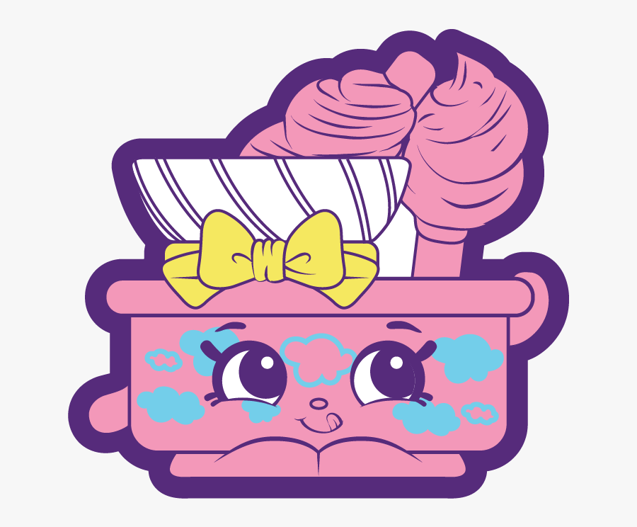 Fluffy Clipart Swirly - Shopkins Wild Style Flocked And Fluffy Tribe Shopkins, Transparent Clipart