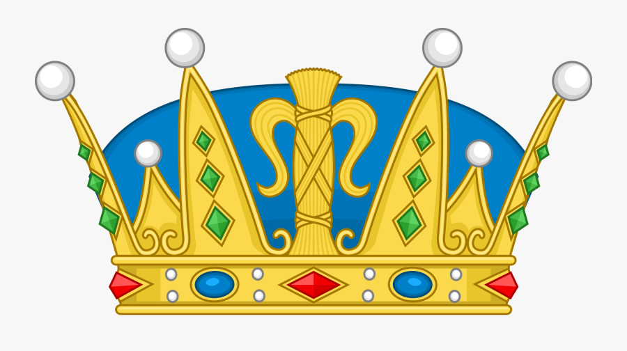 Coronet Of The Crown Prince Of Sweden Clipart , Png - Swedish Heraldic Crown, Transparent Clipart