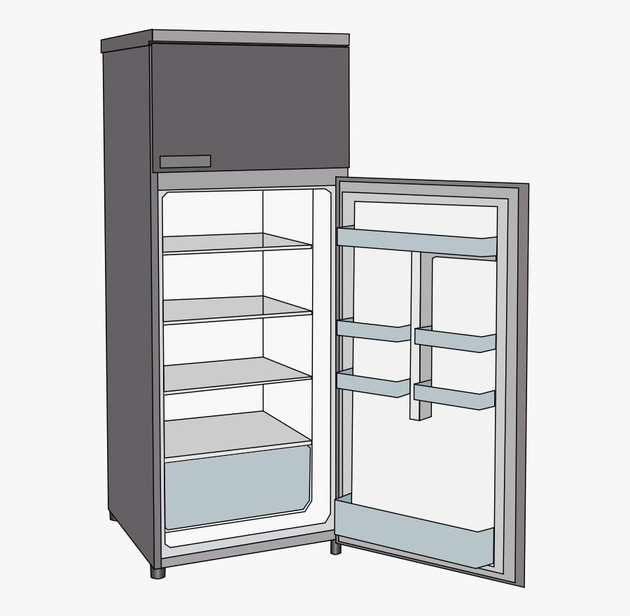 Refrigerator Pictures - Open Refrigerator Clipart, Transparent Clipart