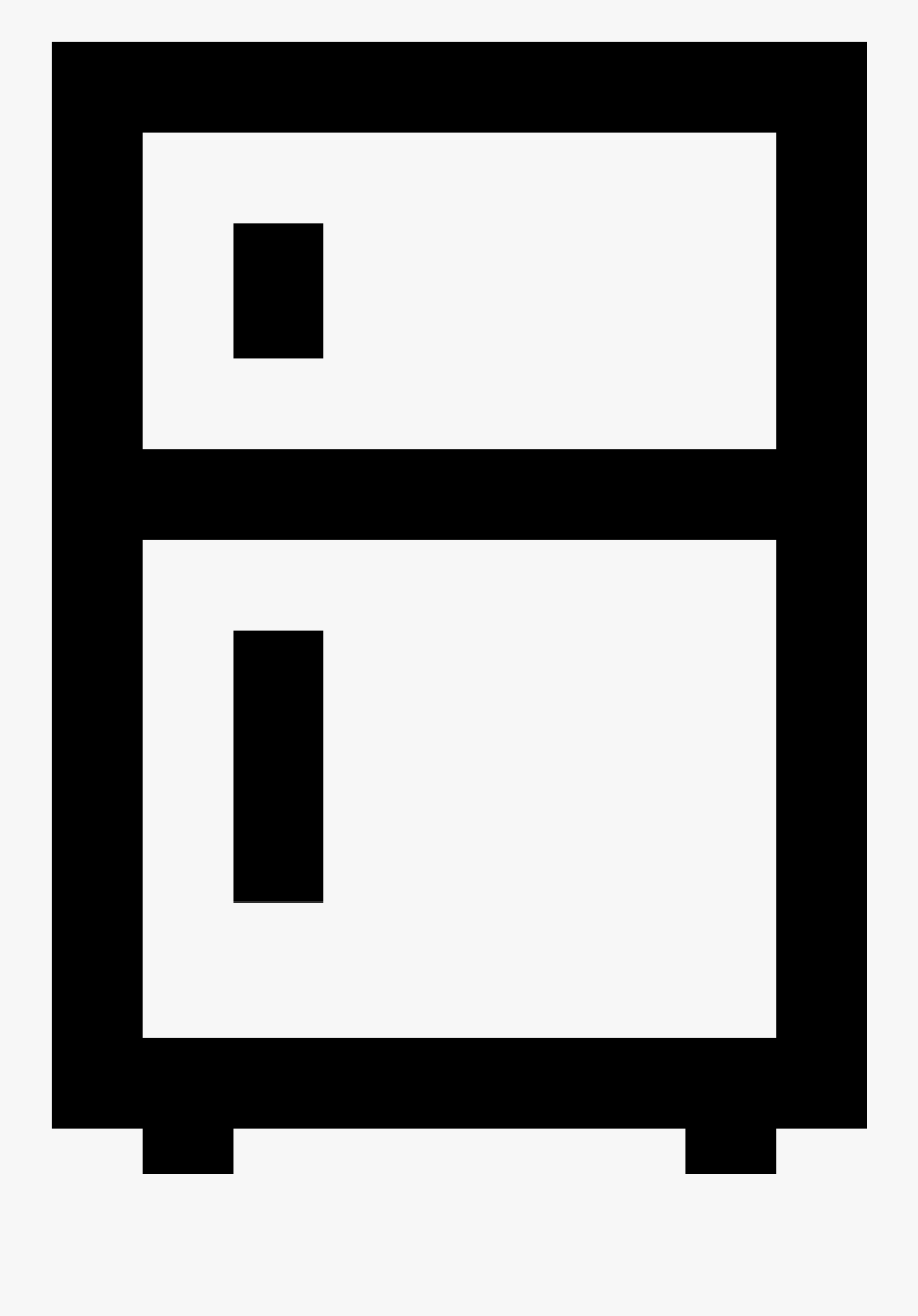 Fridge Icon - Refrigerator, Transparent Clipart