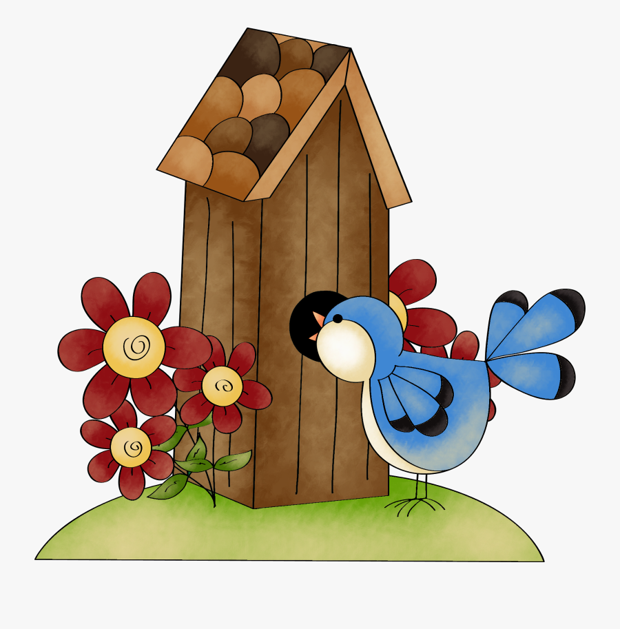 Country Clipart Birdhouse - Bird House Clip Art Free, Transparent Clipart