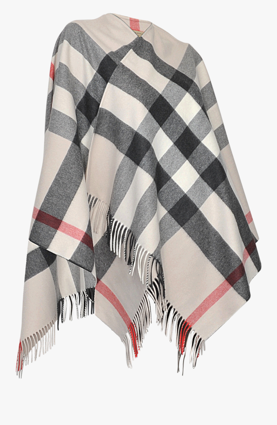 Cashmere Burberry Wool Scarf Cape Free Photo Png Clipart - Stole, Transparent Clipart