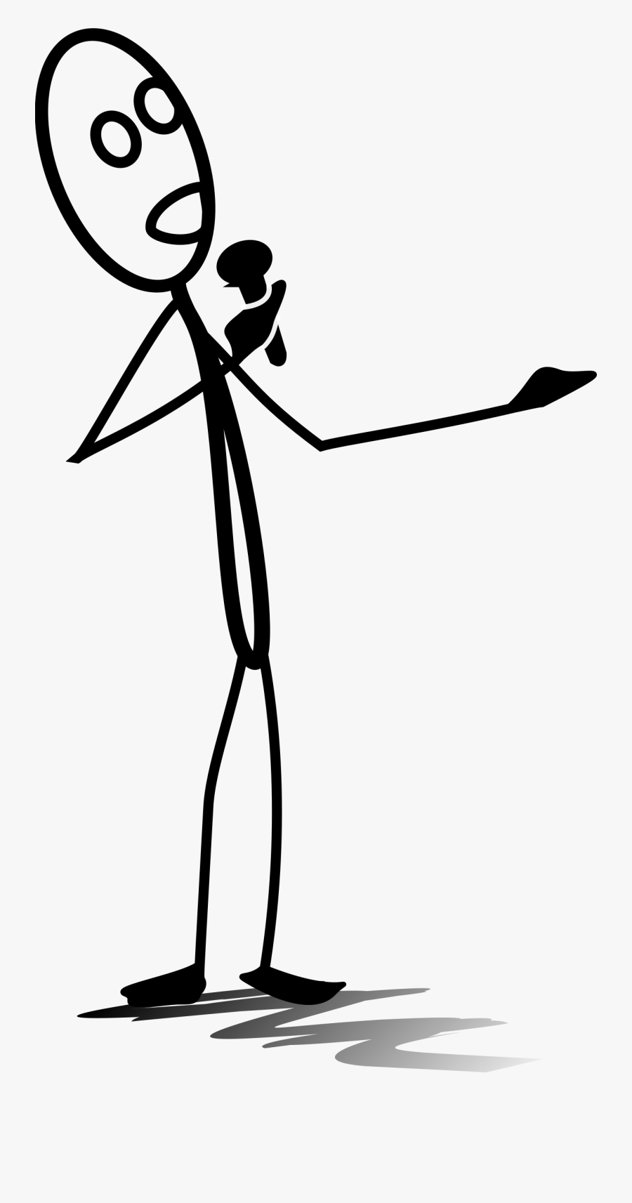 Cyber Clipart Stick Figure - Singing Stick Figure Gif, Transparent Clipart