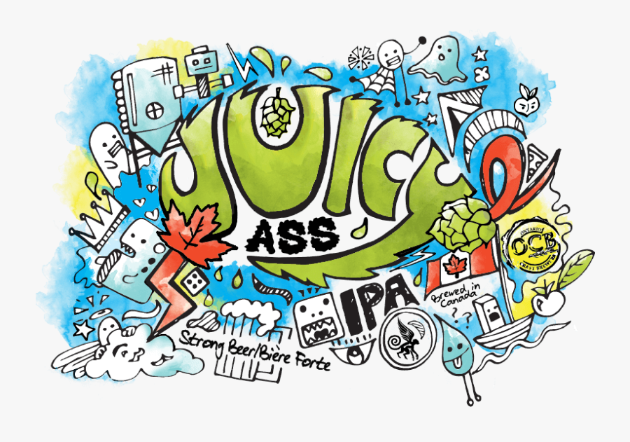 Fridge Clipart Animated - Flying Monkey Beer Juicy Ass, Transparent Clipart