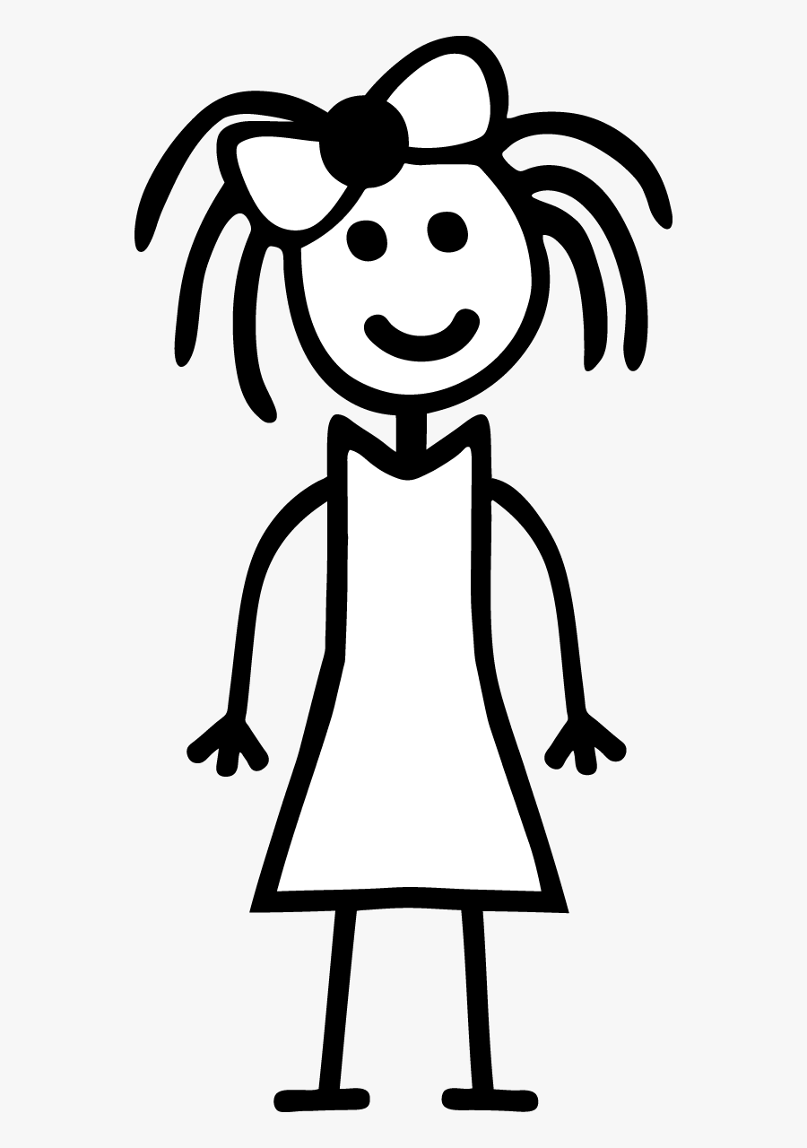 Clipart Of Logic, Stanford And Weblogs - Girl Stick Figure Png, Transparent Clipart