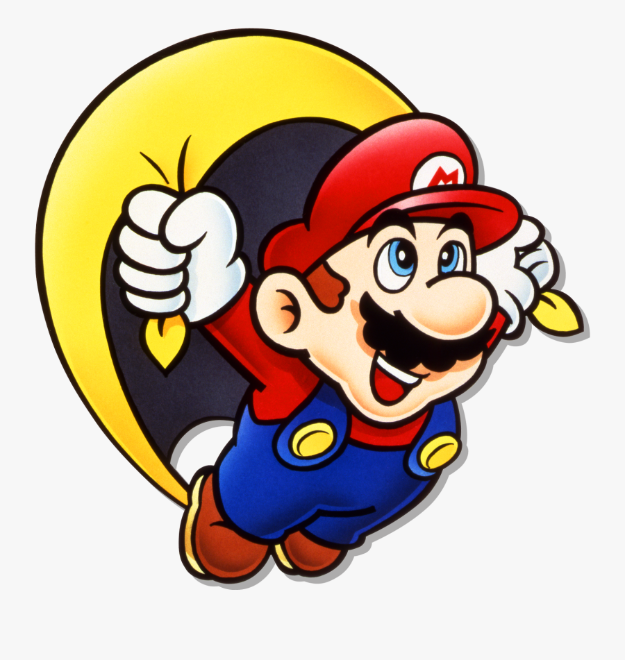 Smw Mario From The - Super Mario World Cape, Transparent Clipart