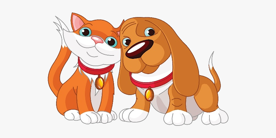 Cartoon Cat And Dog Collection Image Royalty Free Library - Cat And Dog Clipart Png, Transparent Clipart