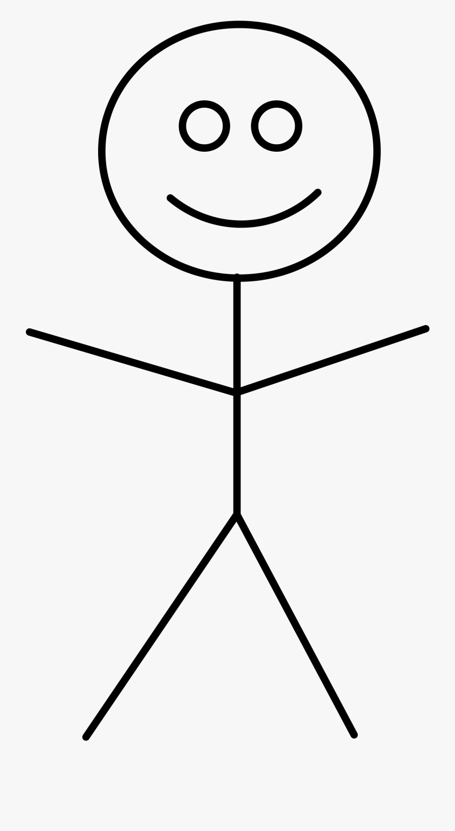 Man Transparent Png Stickpng - Brother Transparent Stick Figure, Transparent Clipart