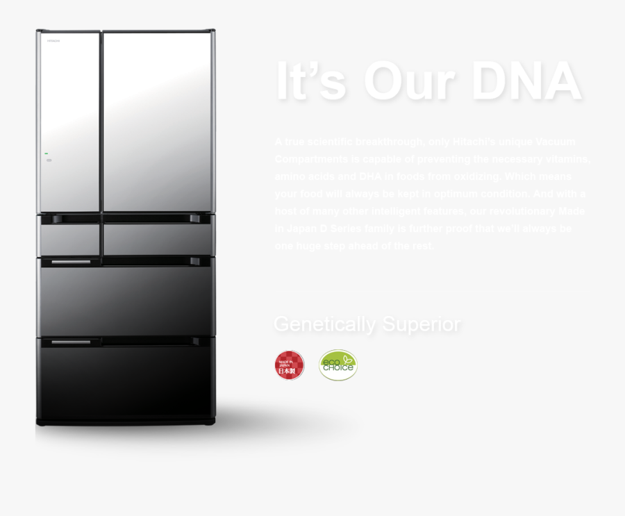 Hitachi Fridge - Refrigerator, Transparent Clipart