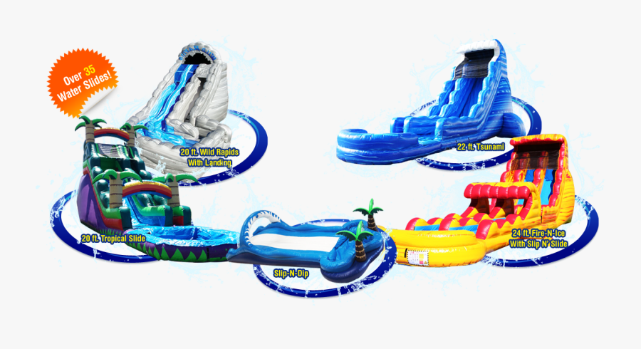 Bounce House Slides Clown - Inflatable, Transparent Clipart