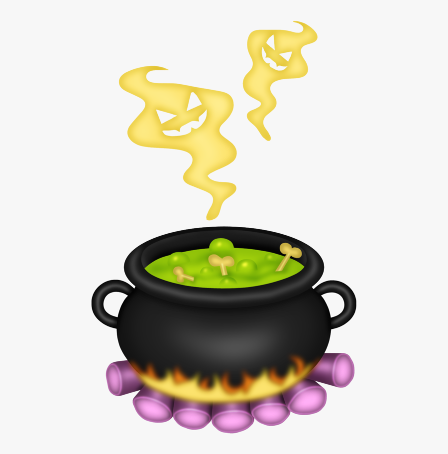 Cauldron Clipart Halloween Food - Halloween Potion Clip Art, Transparent Clipart