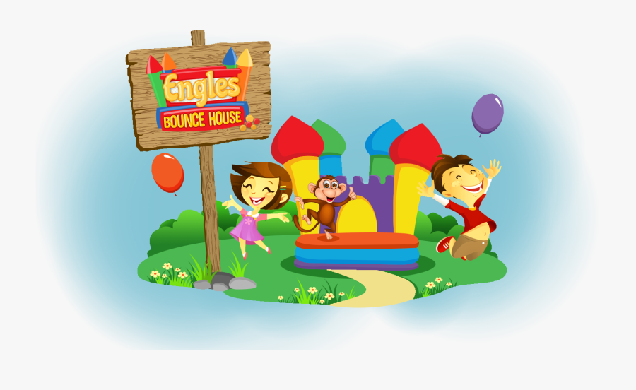Bounce Houses & Party Equipment Rentals - Animated Bounce House, Transparent Clipart