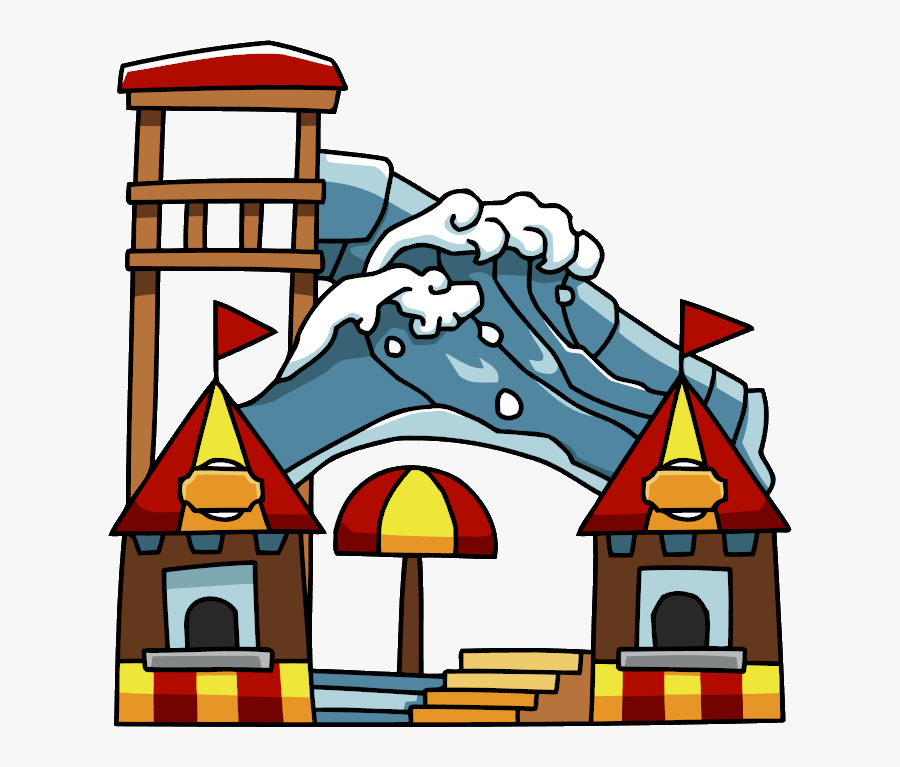 Water Park Png Clipart , Png Download - Wave Scribblenauts Clipart, Transparent Clipart
