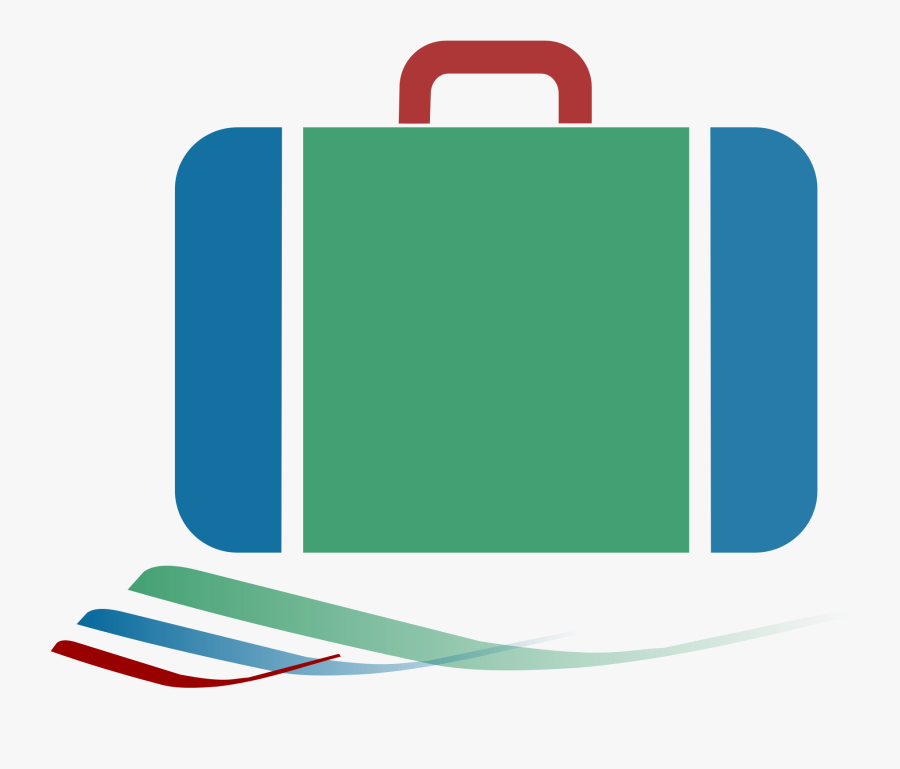Luggage Clipart Blue Suitcase - Briefcase, Transparent Clipart