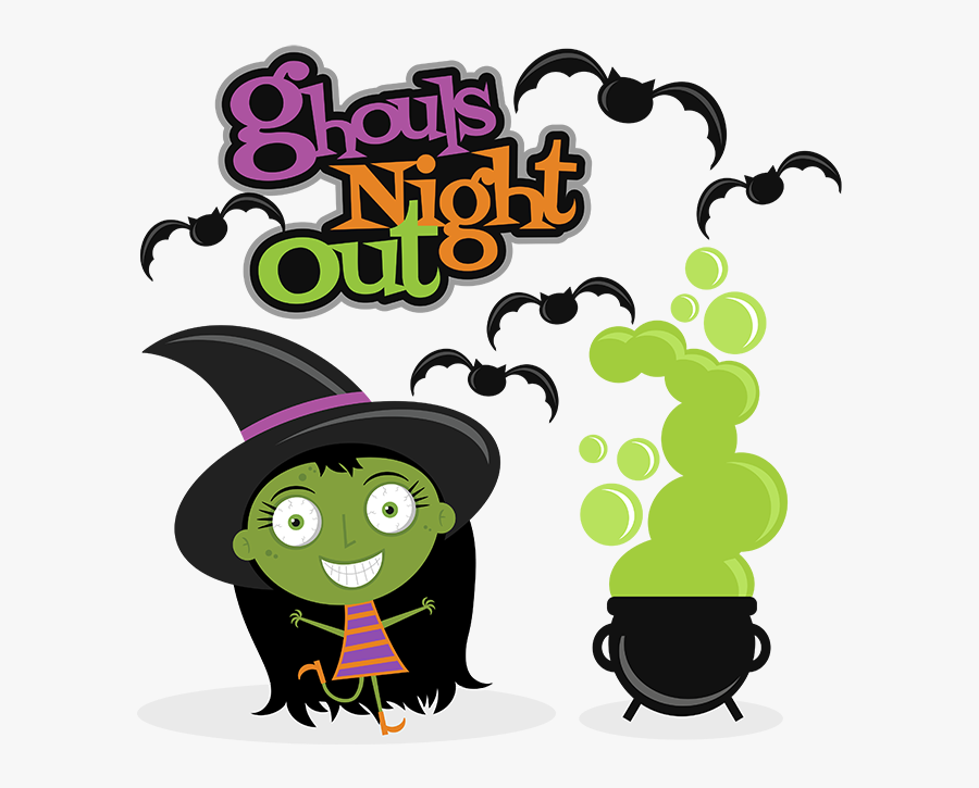 Transparent Cauldron Clipart - Ghouls Night Out Clipart, Transparent Clipart