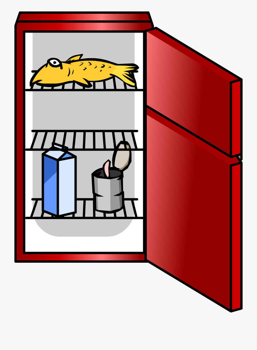 Fridge Clipart Game - Fridge Cartoon Png, Transparent Clipart