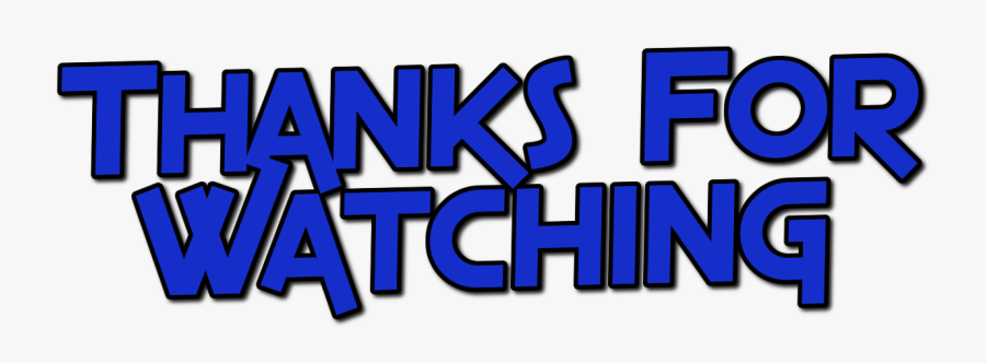 Thanks Clipart Script - Thanks For Watching Logo, Transparent Clipart