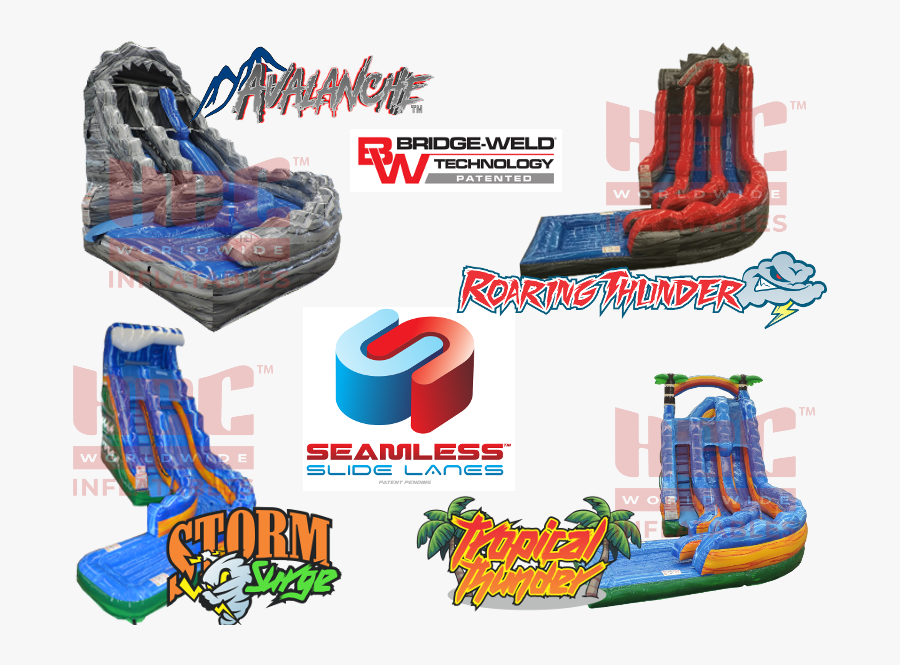 Transparent Inflatable Water Slide Clipart - Tornado, Transparent Clipart