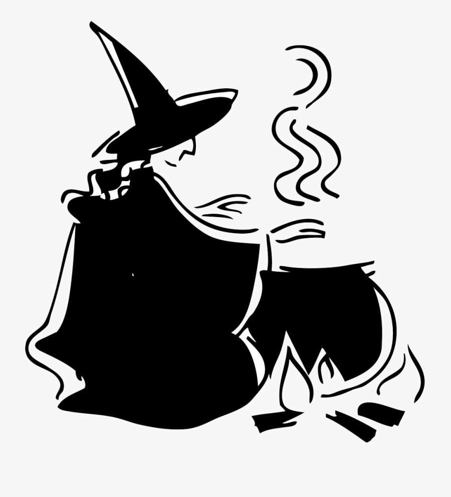 Scary Witch Halloween Cauldron Witchcraft Clip Art - Witch Cauldron, Transparent Clipart