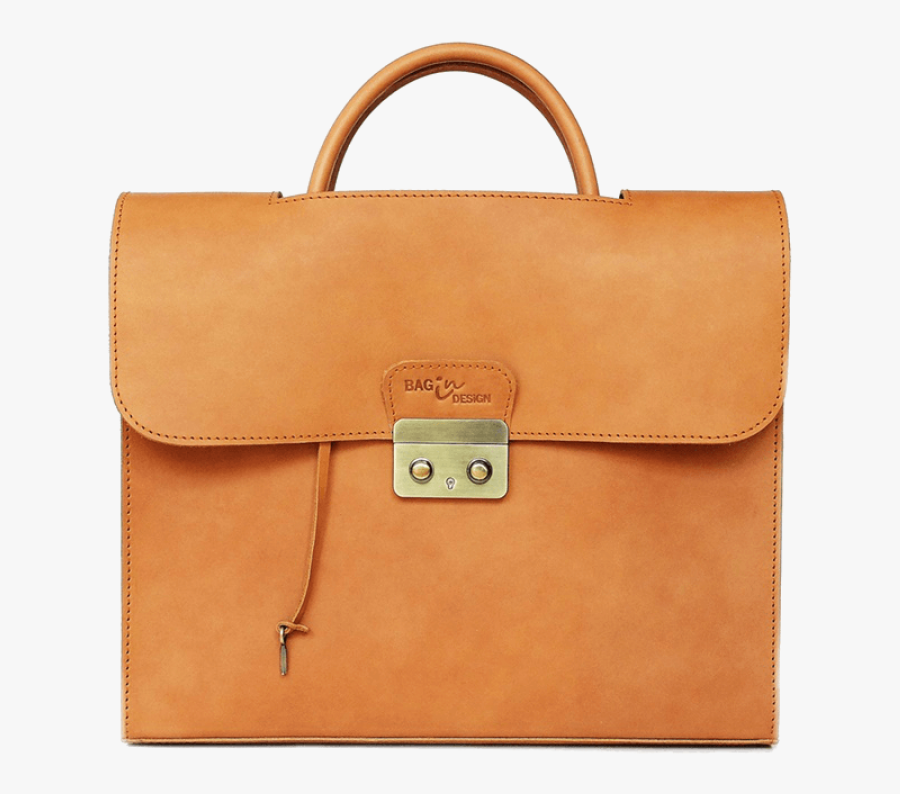 กระเป๋าเอกสาร Develop Briefcase Tan Genuine Leather - กระเป๋า เอกสาร หนัง, Transparent Clipart