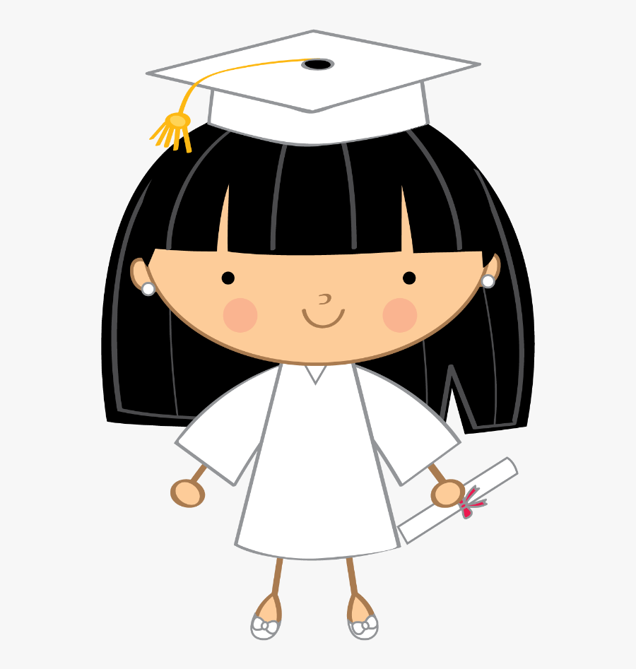 Transparent Graduation Girl Clipart, Transparent Clipart