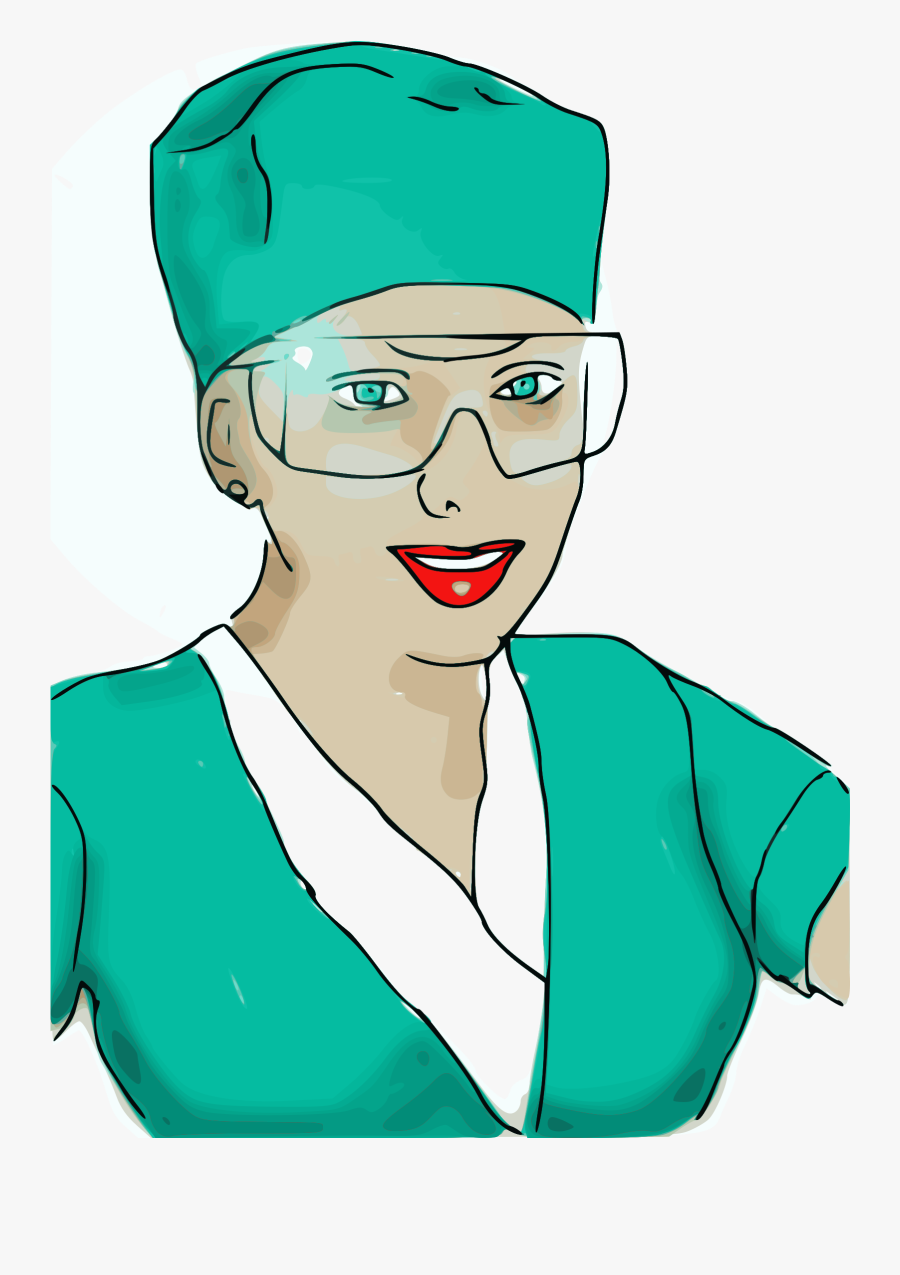 Enrolled Scrub Big Image Png Ⓒ - Scrub Nurse Cartoon, Transparent Clipart