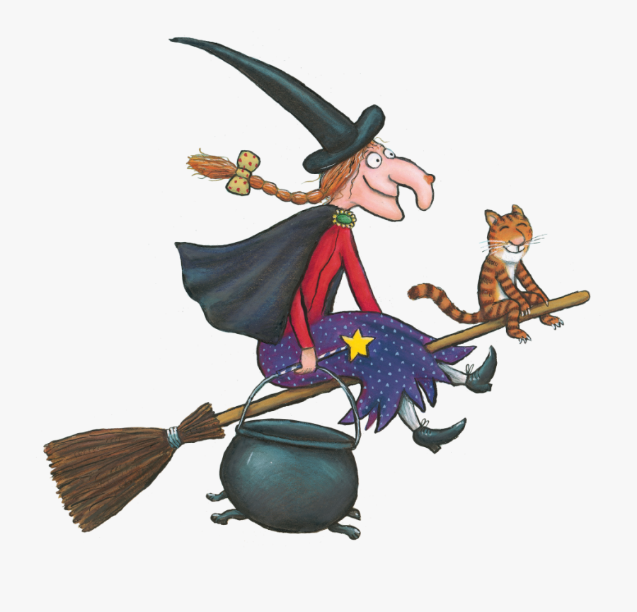 Axel Scheffler"s Official Website - Witch From Room On The Broom, Transparent Clipart