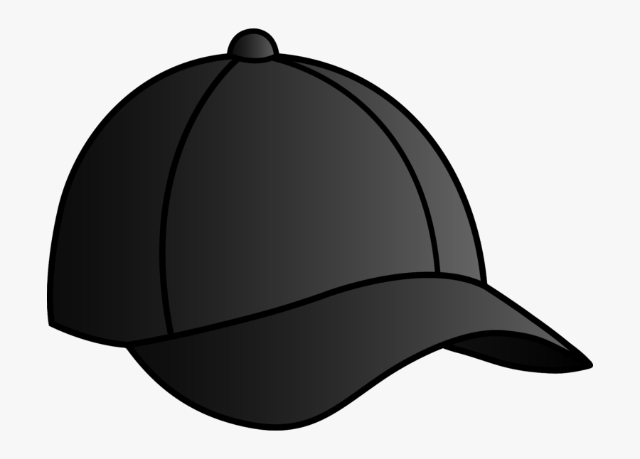 Black Baseball Cap Clipart, Transparent Clipart