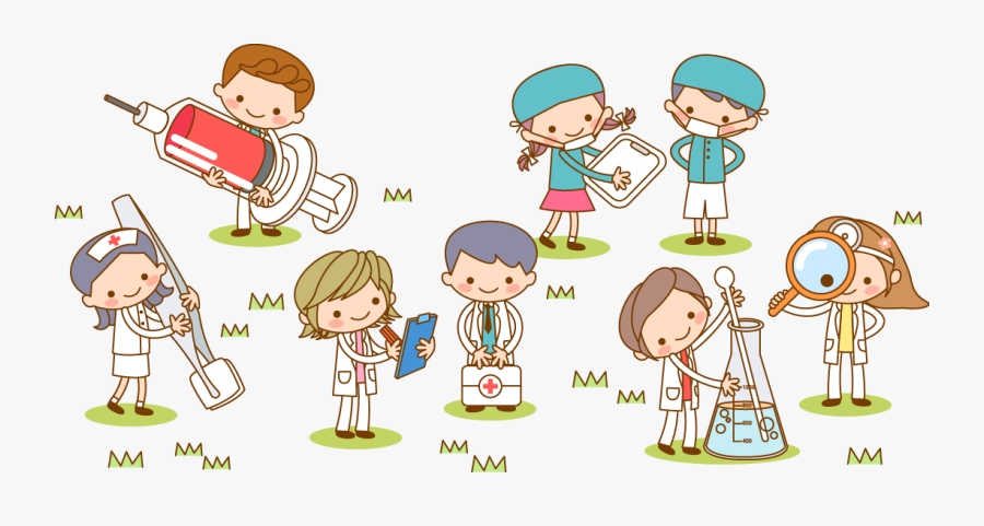 Nursing Clipart Group Nurse - Imagenes De Enfermeria Animadas, Transparent Clipart