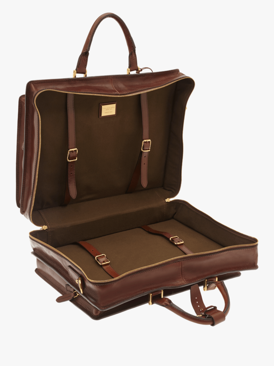 Svg Black And White Stock Briefcase Clipart Hand Luggage - Garment Bag, Transparent Clipart