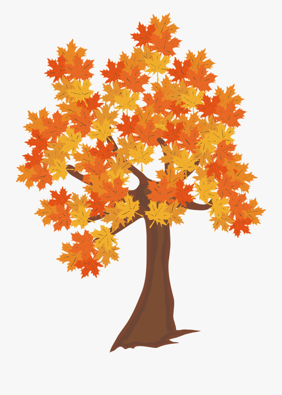 Fall Tree Clipart Thanksgiving Invites - Fall L Tree Clipart, Transparent Clipart