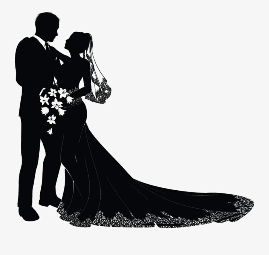 Transparent Background Wedding Couple Clipart Png, Transparent Clipart