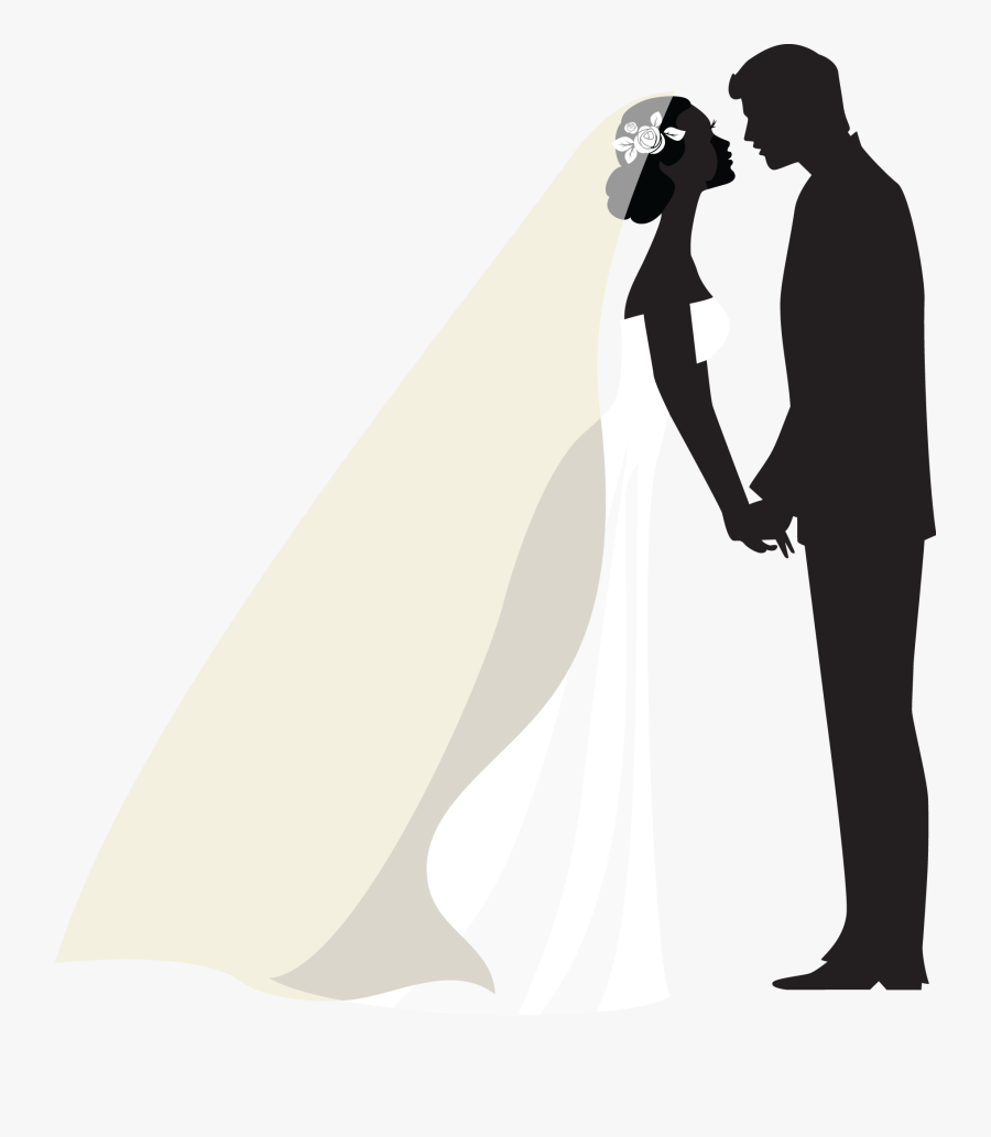 Dibujos - Dibujo Novios De Boda, Transparent Clipart