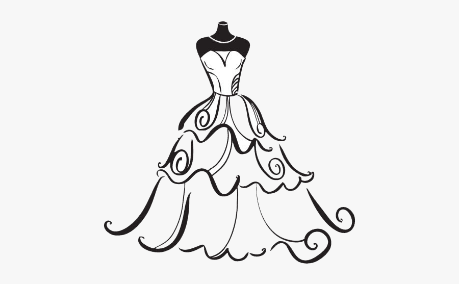 Jpg Freeuse Stock Dress Bride Clip Art - Wedding Dress Clipart, Transparent Clipart