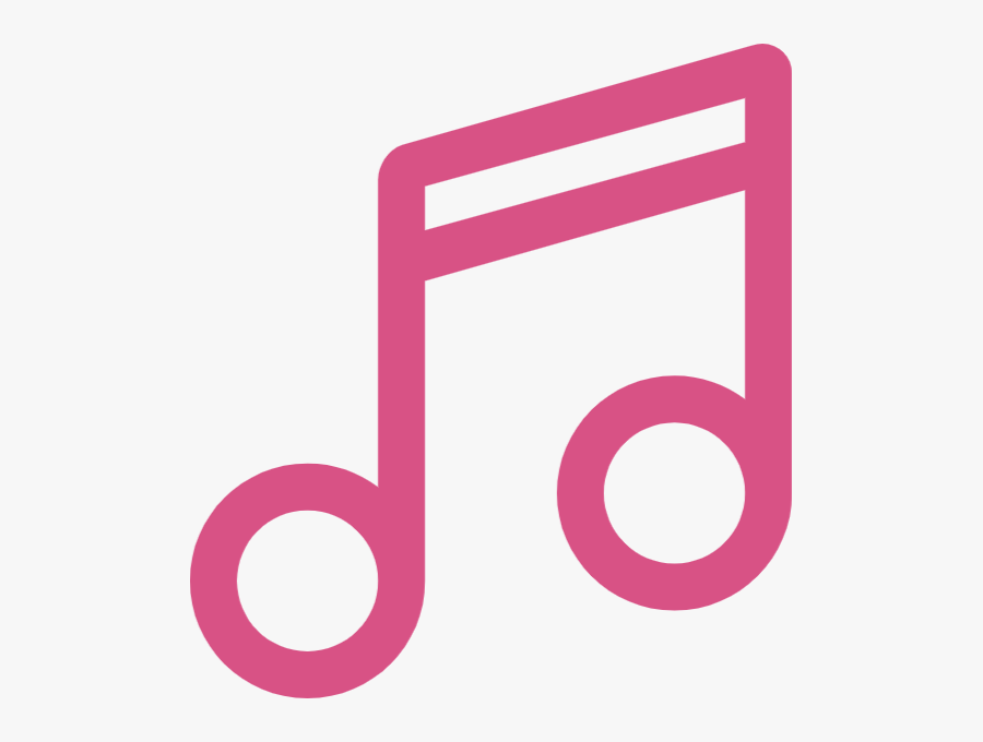 Free Online Music Notes Symbols Notes Icon Vector For - Music Symbol Transparent Pink, Transparent Clipart