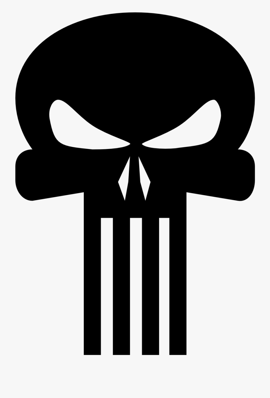 The Punisher Computer Icons Font - Logo Punisher Png, Transparent Clipart