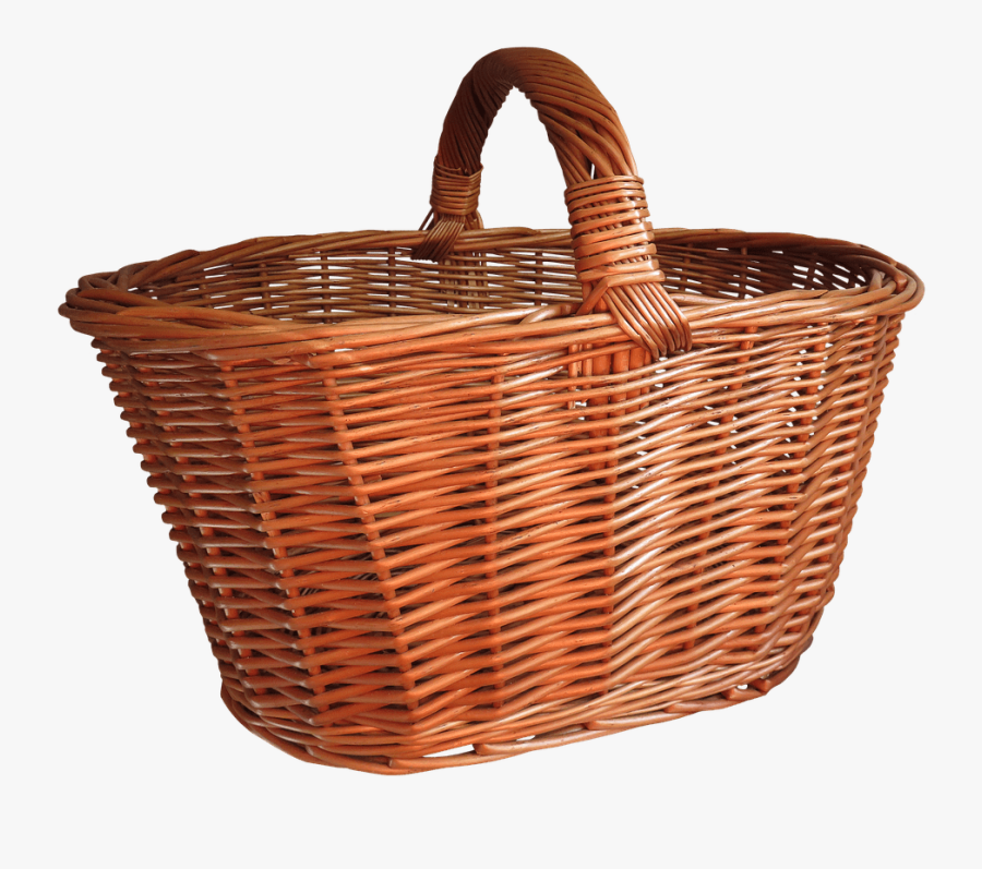Woven Empty Png Free - Clipart Basket, Transparent Clipart