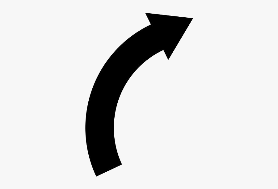 Curved Arrow Png Image Clipart - Crescent , Free Transparent Clipart