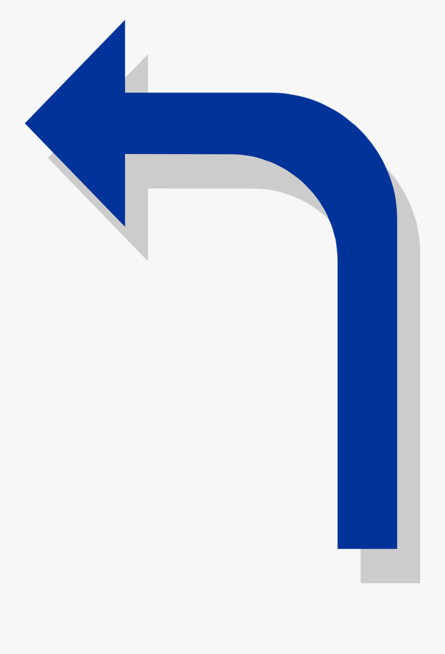 Arrow Blue Free Stock Photo Illustration Of A Blue - Bent Arrow Clipart, Transparent Clipart