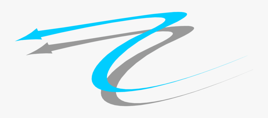 Arrow - Transparent Background Curving Arrow, Transparent Clipart