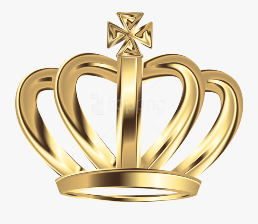 Free Png Download Gold Deco Crown Clipart Png Photo - Gold Kings Crown Png, Transparent Clipart