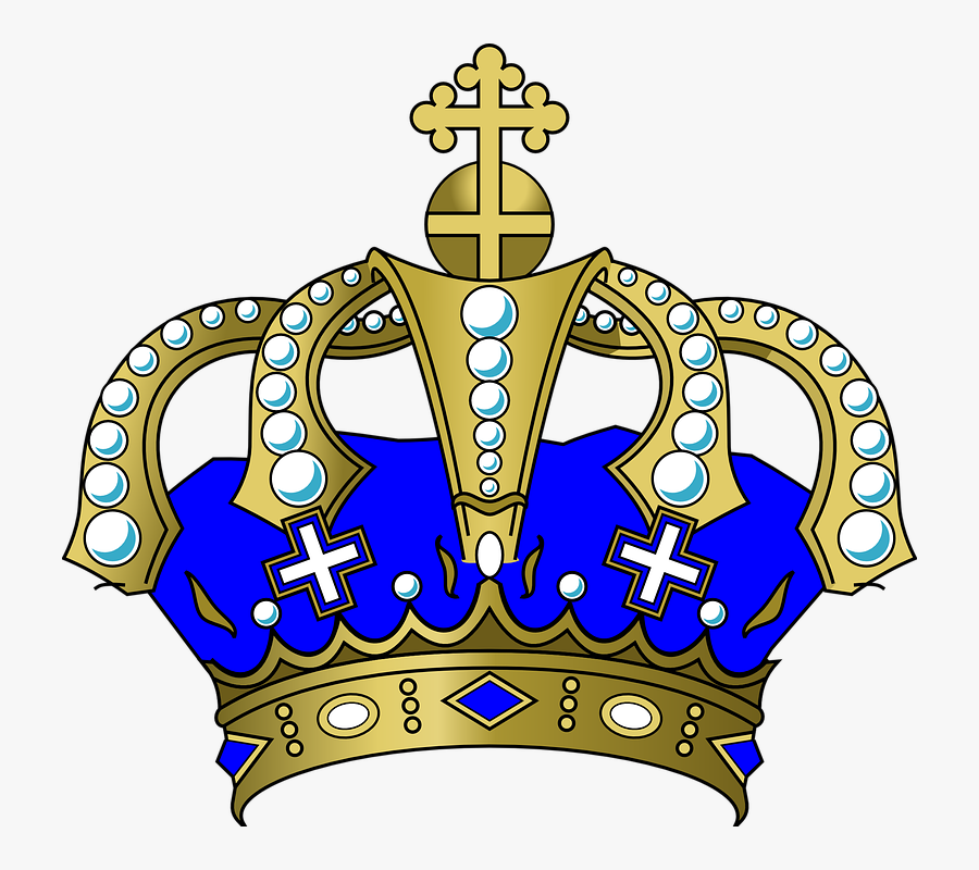 Crown Png Transparent Images Transparent Backgrounds - Blue And Gold Crown Png, Transparent Clipart