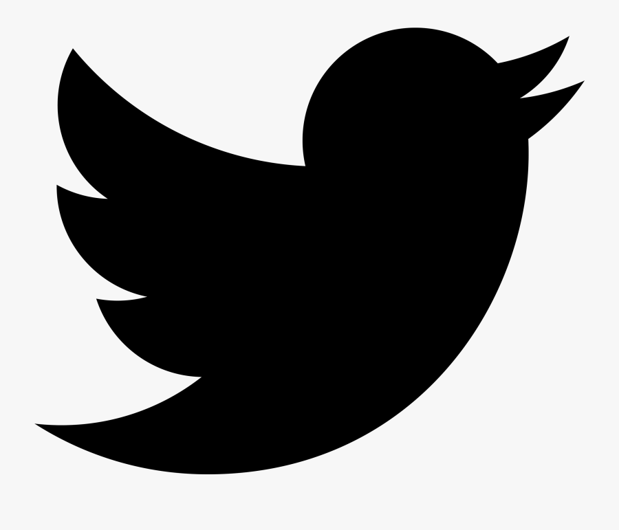 Black Twitter Clipart - Vector Twitter Icon Svg, Transparent Clipart